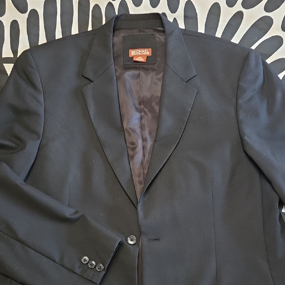 Michael Kors Men's Black Sport Coat Blazer
